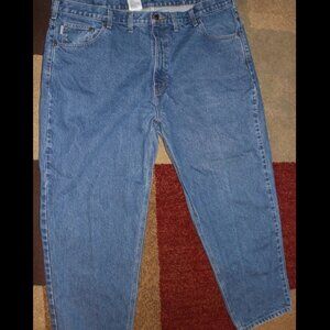 Carhartt Jeans - Men's Size 46 X 30 - Relaxed Fit Denim B17 DST Darkstone Blue.